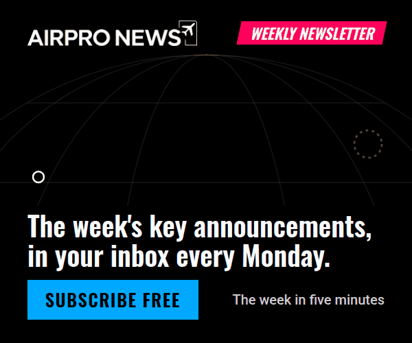 AirPro News Weekly: the week's key aviation announcements, every Monday. Subscribe free.